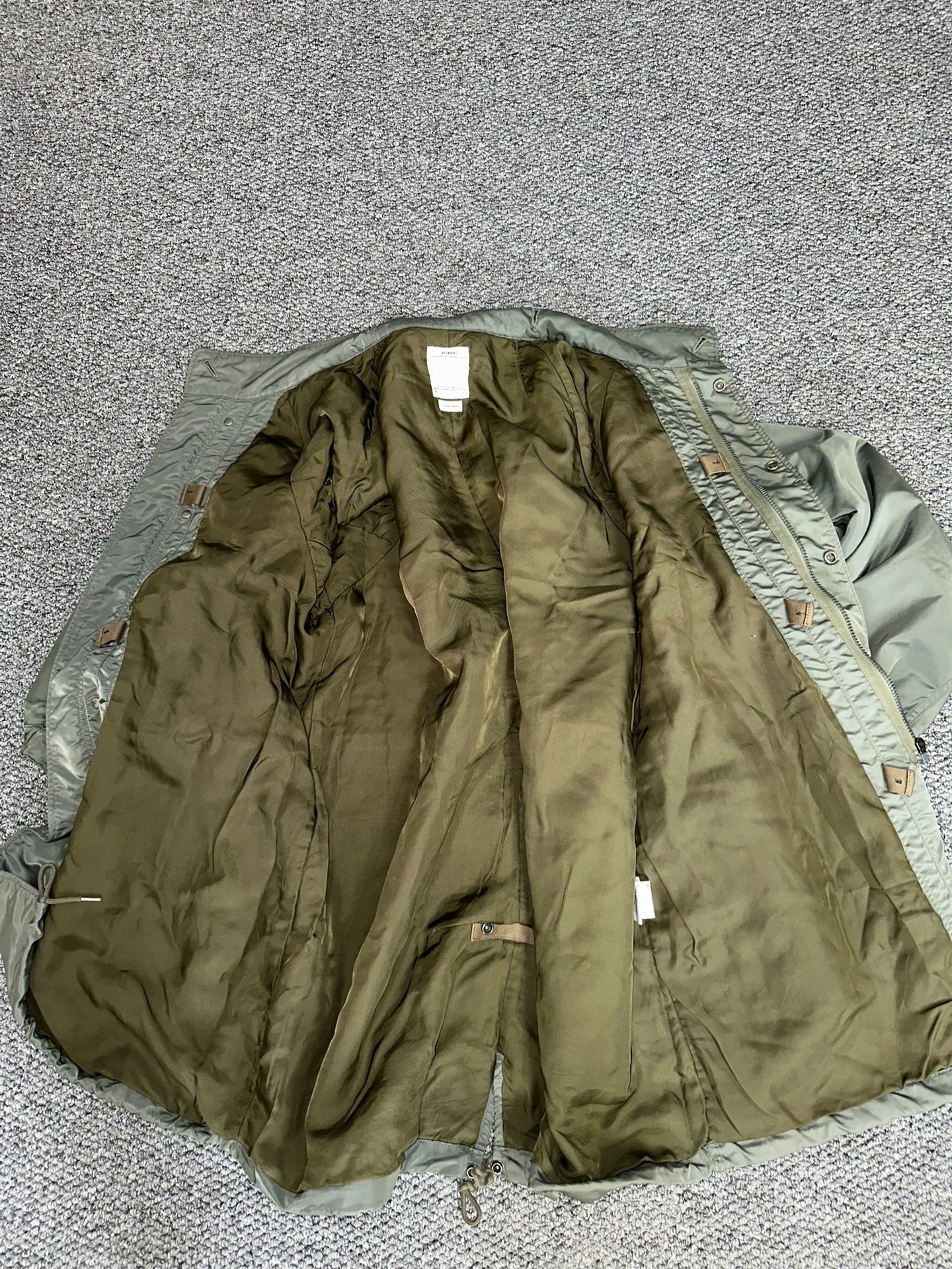 Visvim 19AW Six Five Fishtail Parka — detail