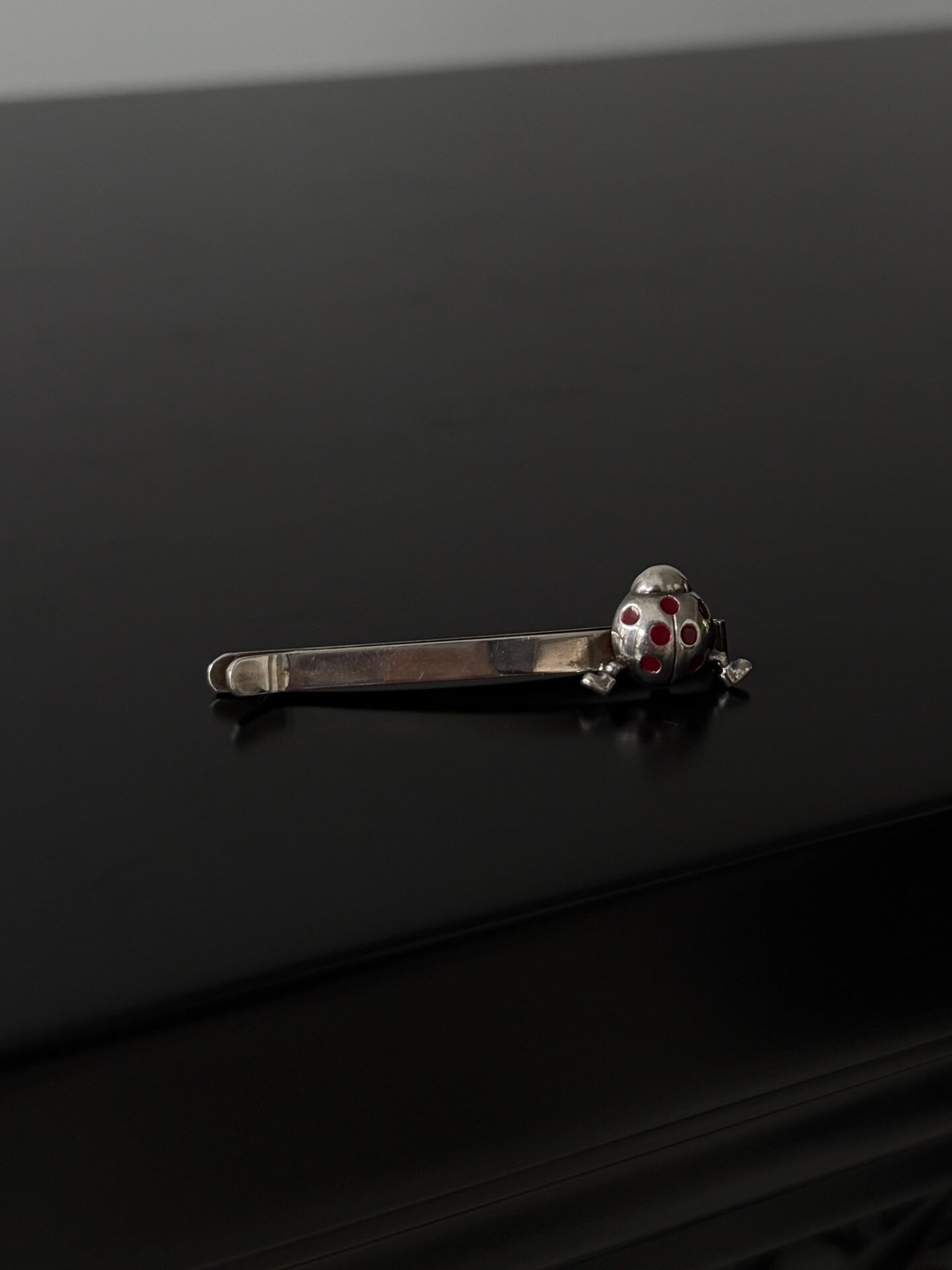 Yohji Yamamoto Ladybug 925 Silver Tie Clip