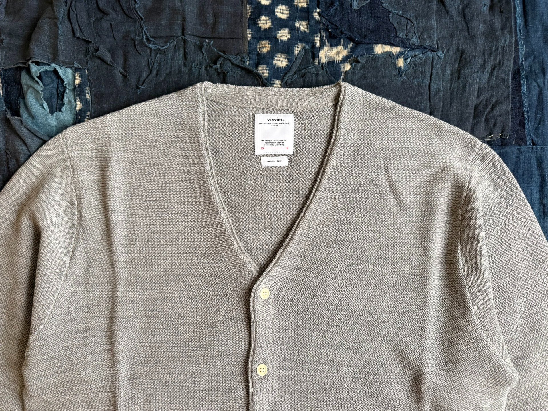 VISVIM 26SS SELMER Cardigan — detail