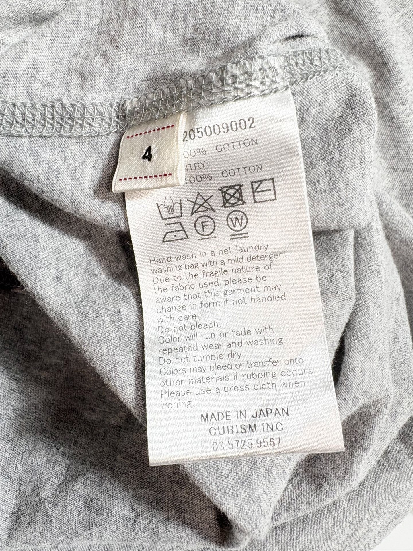 VISVIM JUMBO Long-Sleeve Top — back