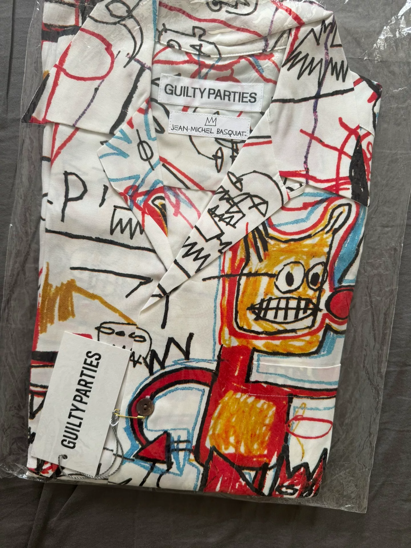 WACKO MARIA BASQUIAT Short-Sleeve Hawaiian Shirt — front