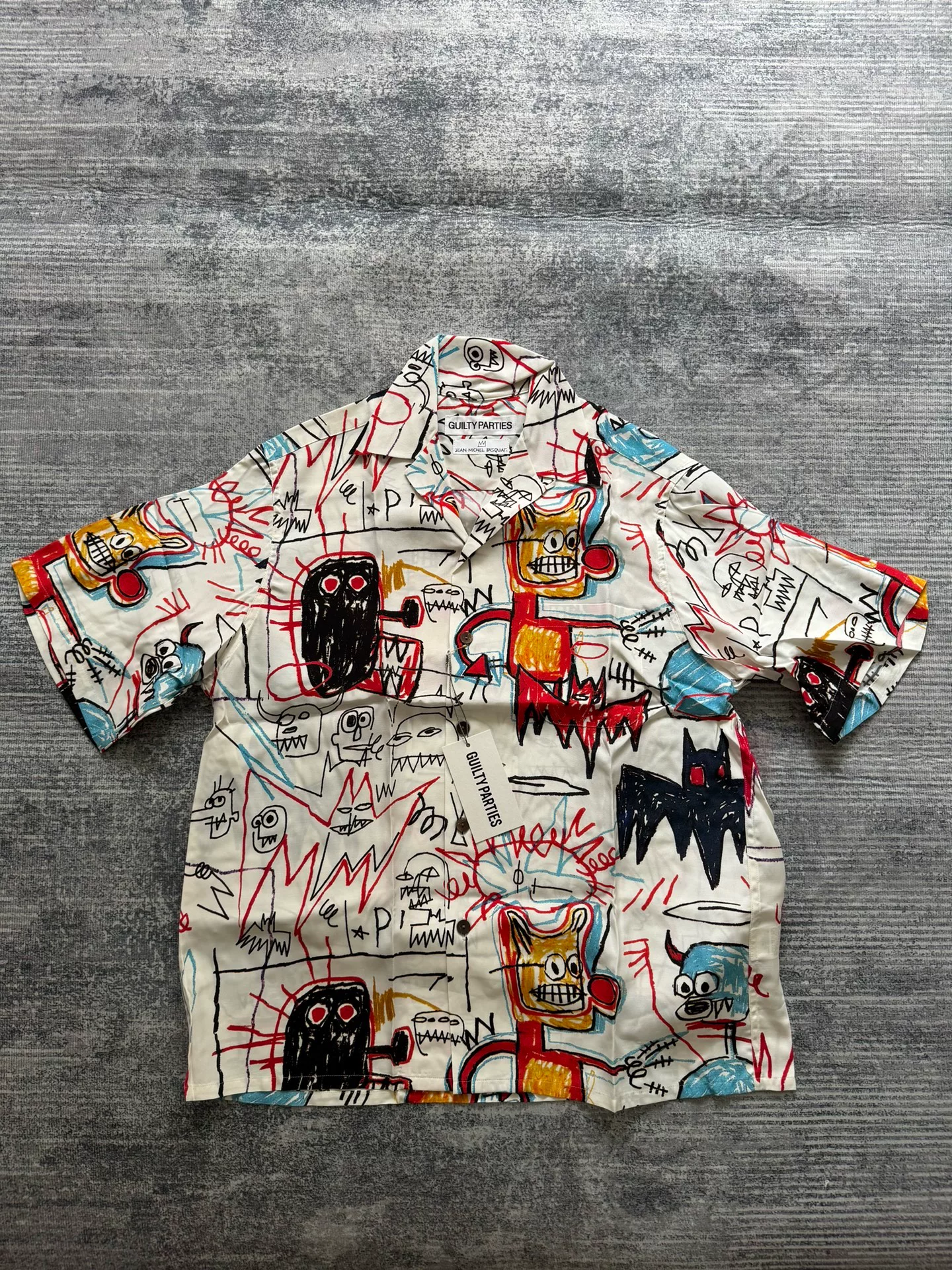 WACKO MARIA BASQUIAT Short-Sleeve Hawaiian Shirt