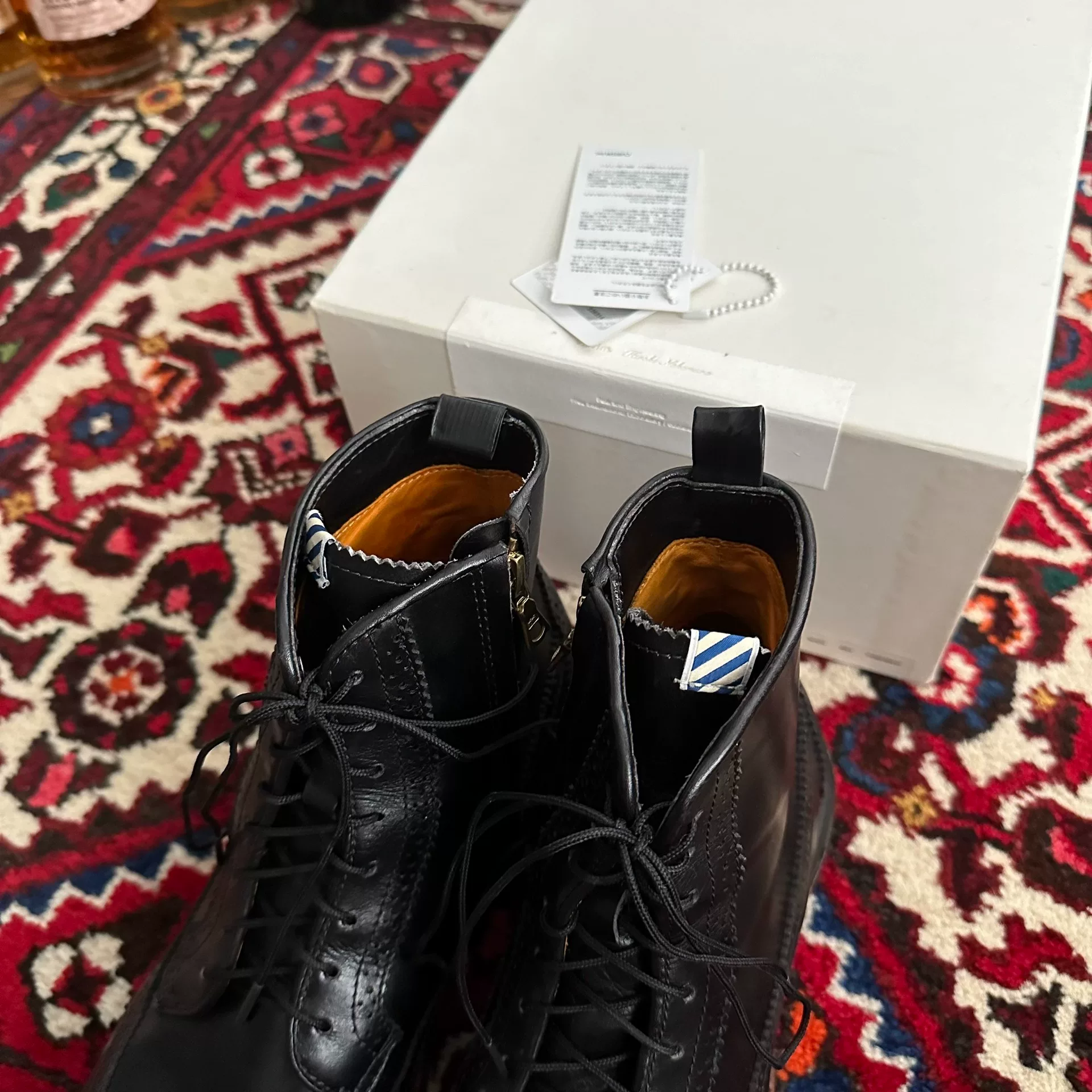 visvim 11aw Patrician Folk Boots — label