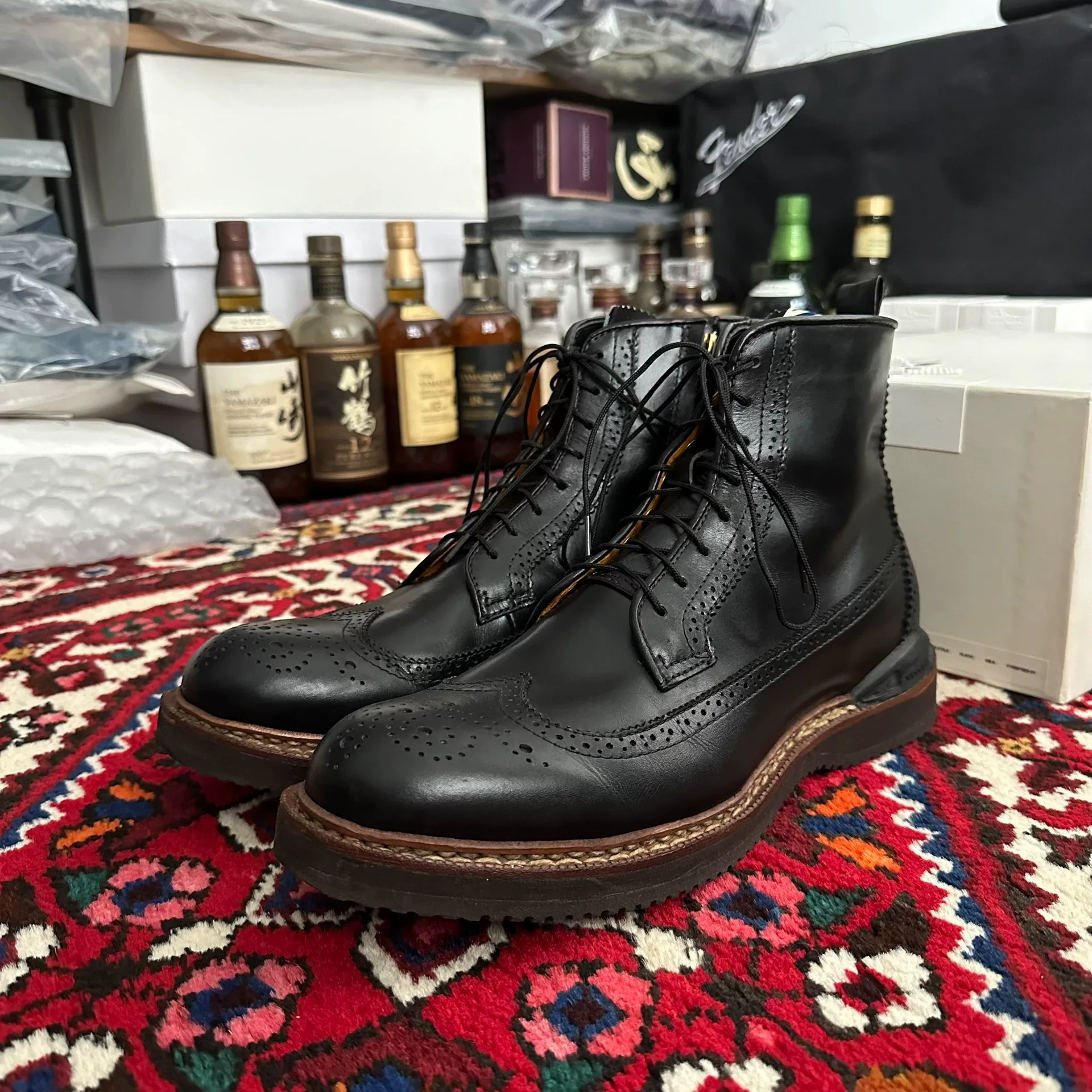 visvim 11aw Patrician Folk Boots — front