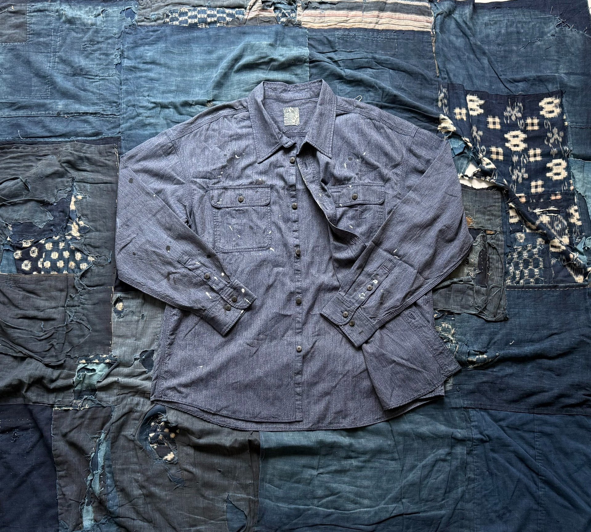 Visvim 26SS ICT Langer Chambray L/S — front
