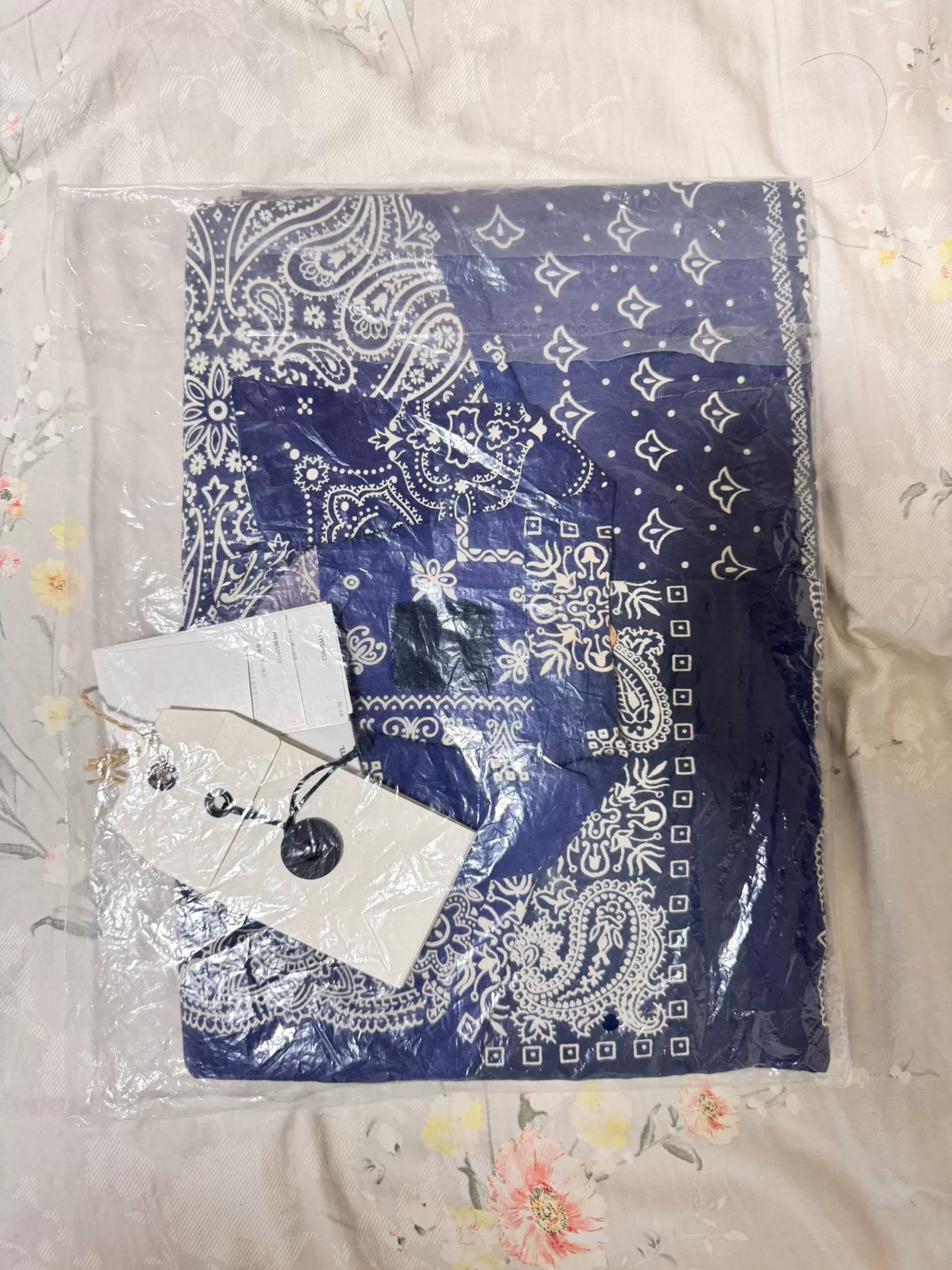 visvim 21SS ICT Wallis Paisley Shirt — label