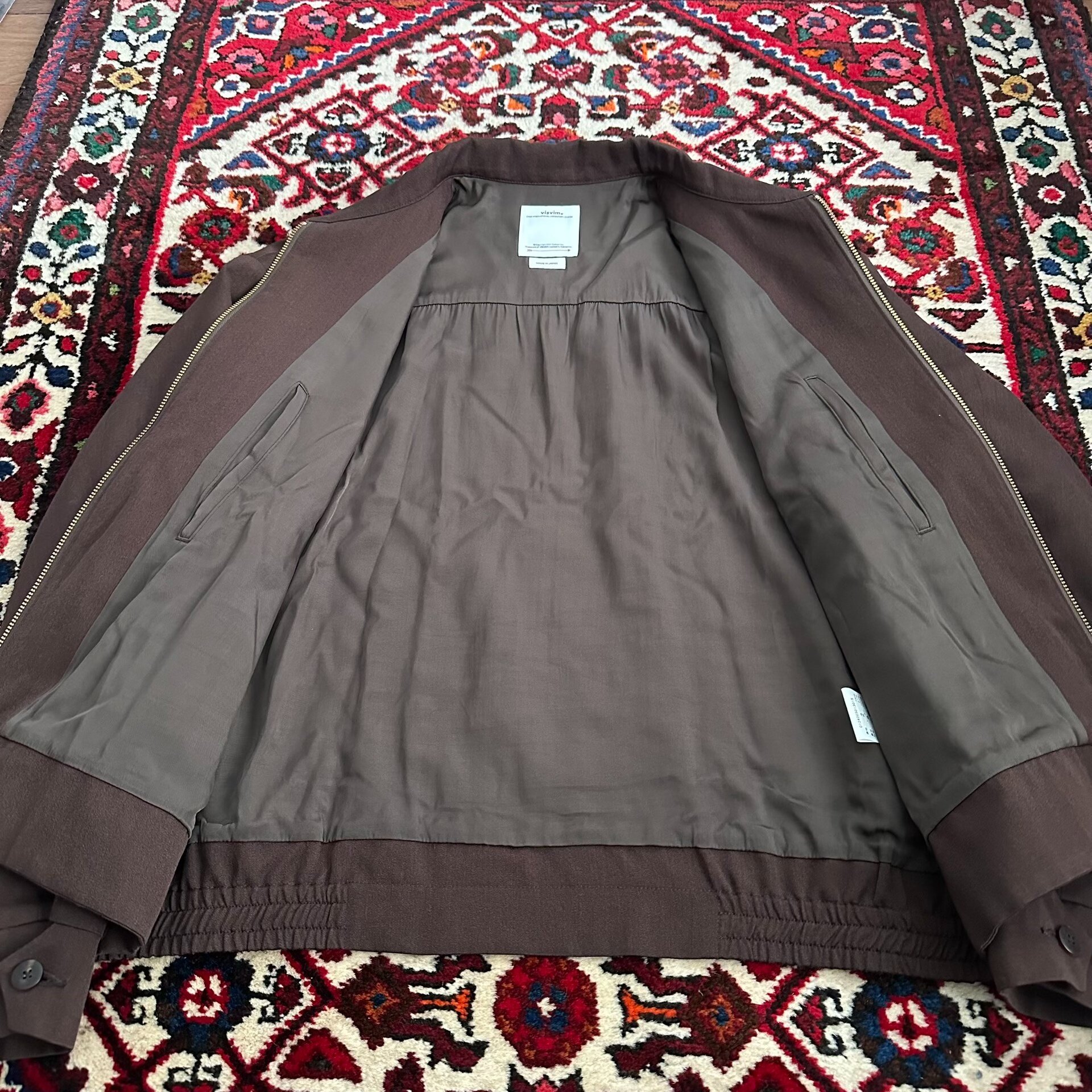 VISVIM ALCAN JKT Wool Blend Jacket — detail