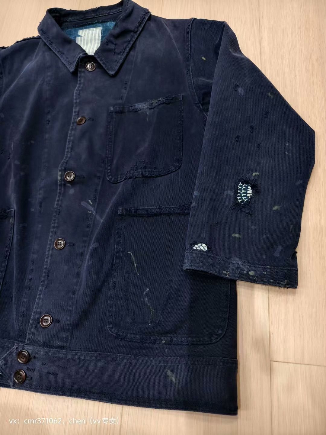 VISVIM 19 ICT BENNY JKT CRASH — detail