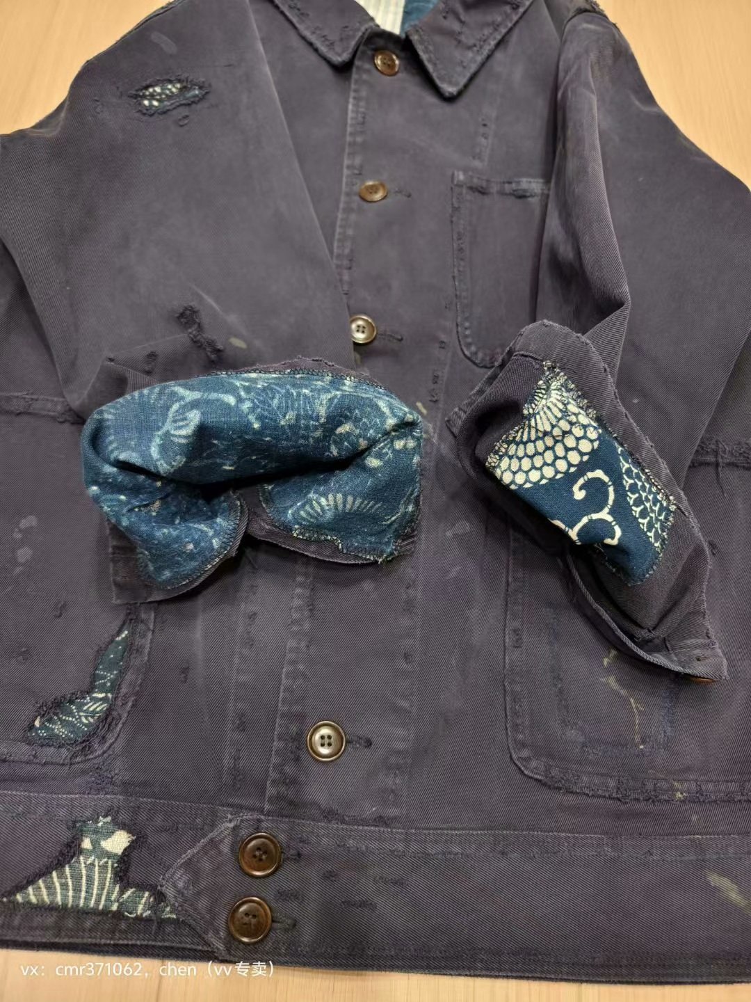 VISVIM 19 ICT BENNY JKT CRASH — back