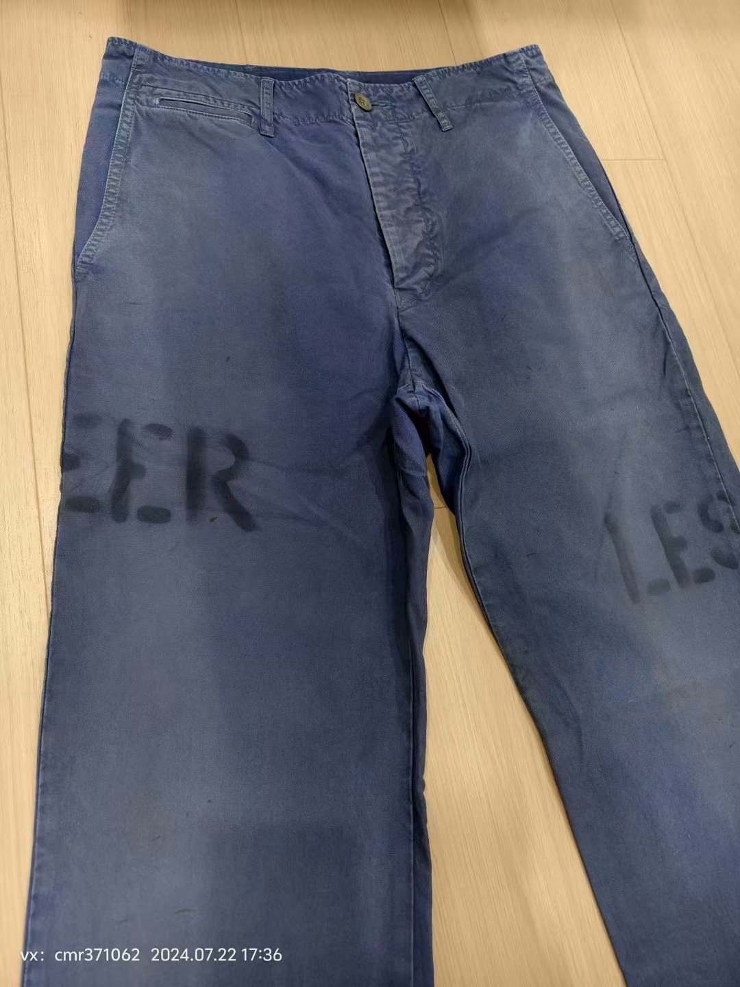 VISVIM 21AW CHINO PANTS HW DMGD — detail