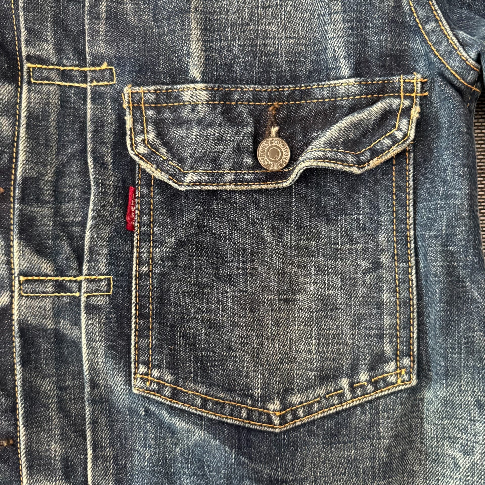 Levi's LVC507xx J22 Washed Denim Jacket — back