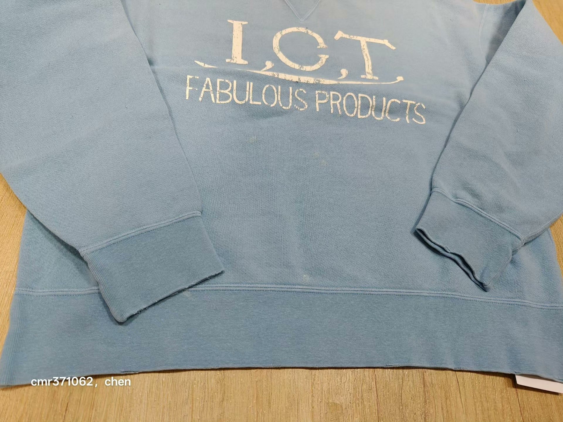 visvim 26 ict junbo sb sweat l/s crash — detail
