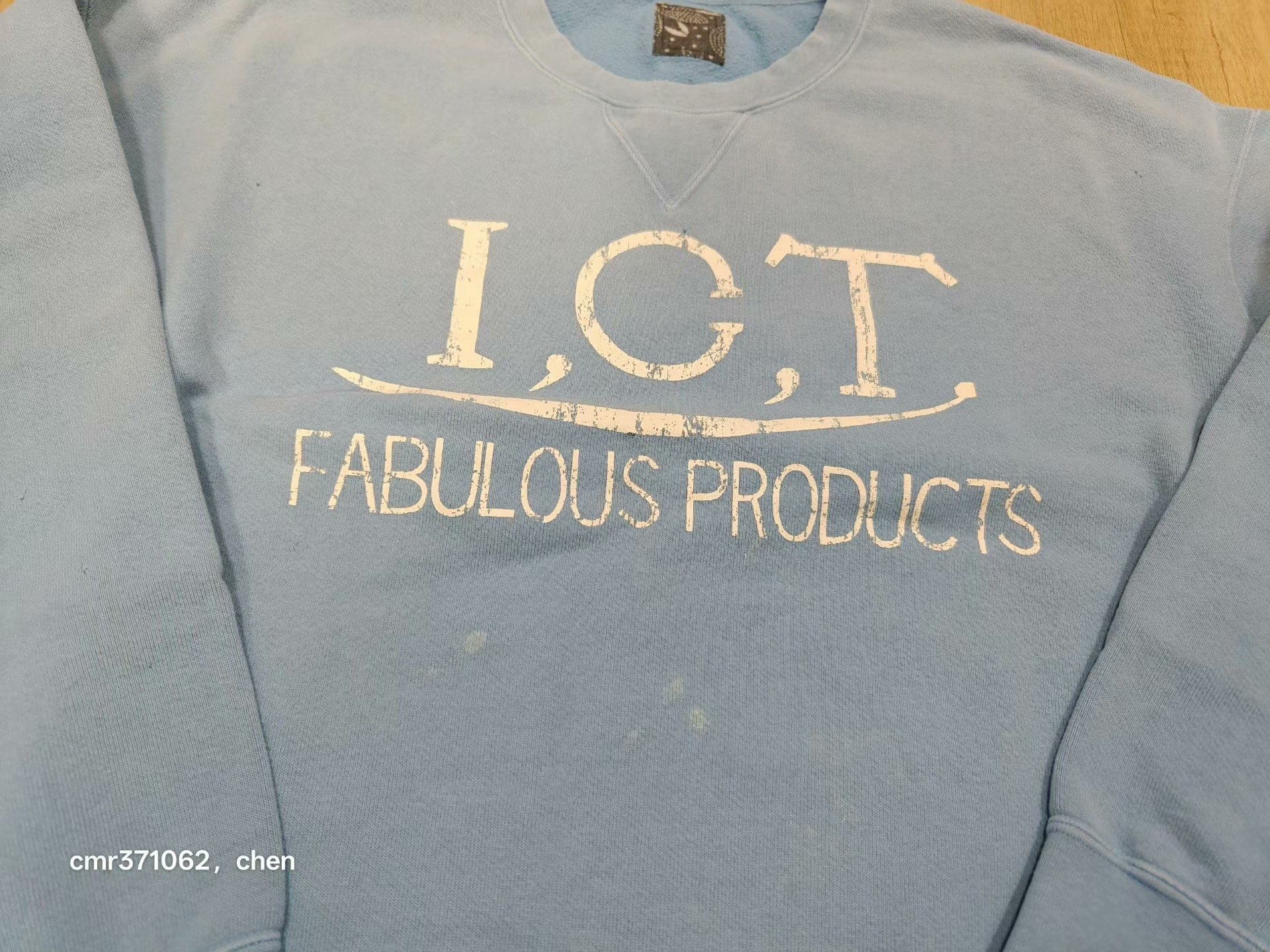 visvim 26 ict junbo sb sweat l/s crash — front