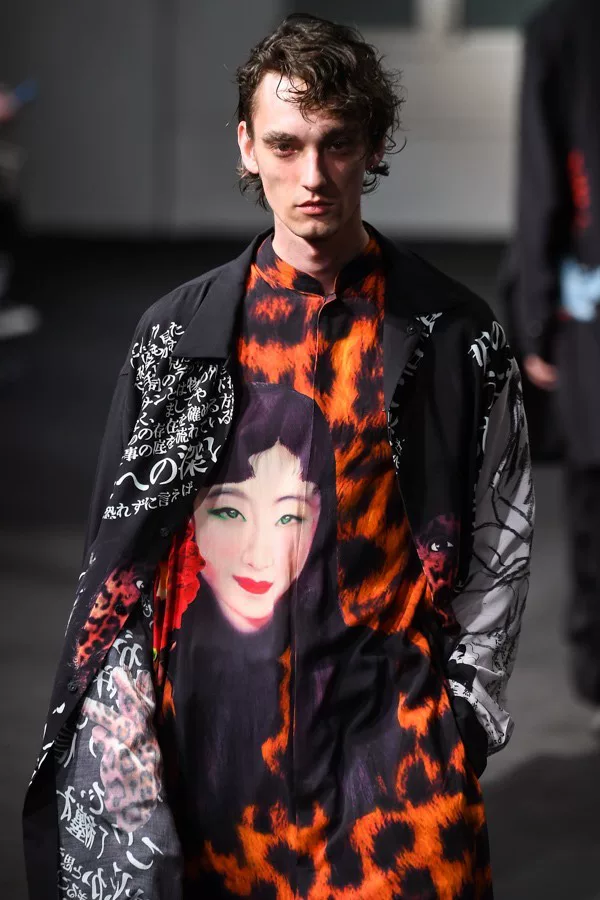 Yohji Yamamoto 19SS Leopard Print Shirt Jacket — back