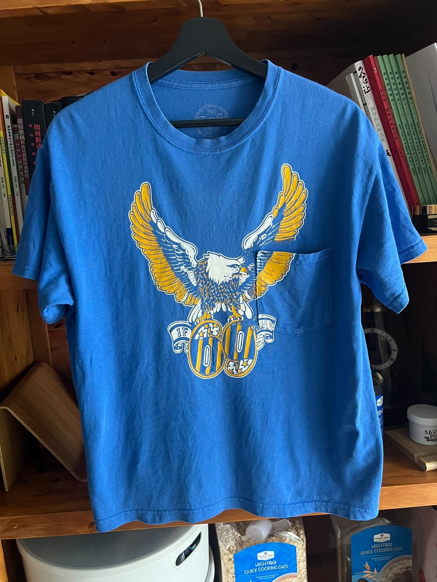 Tenderloin Harley Eagle Indigo Short Sleeve T — front