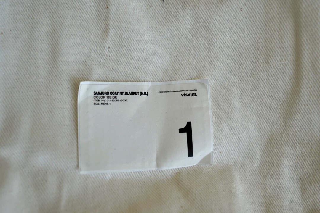 visvim sanjuro NT.BLANKET Robe — front