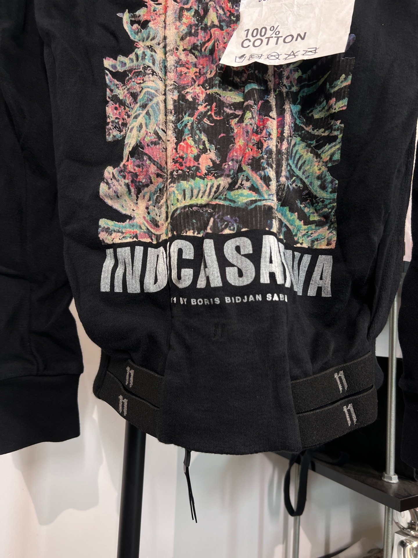 Boris Bidjan Saberi 11by bbs Z2F Hooded Sweatshirt — back