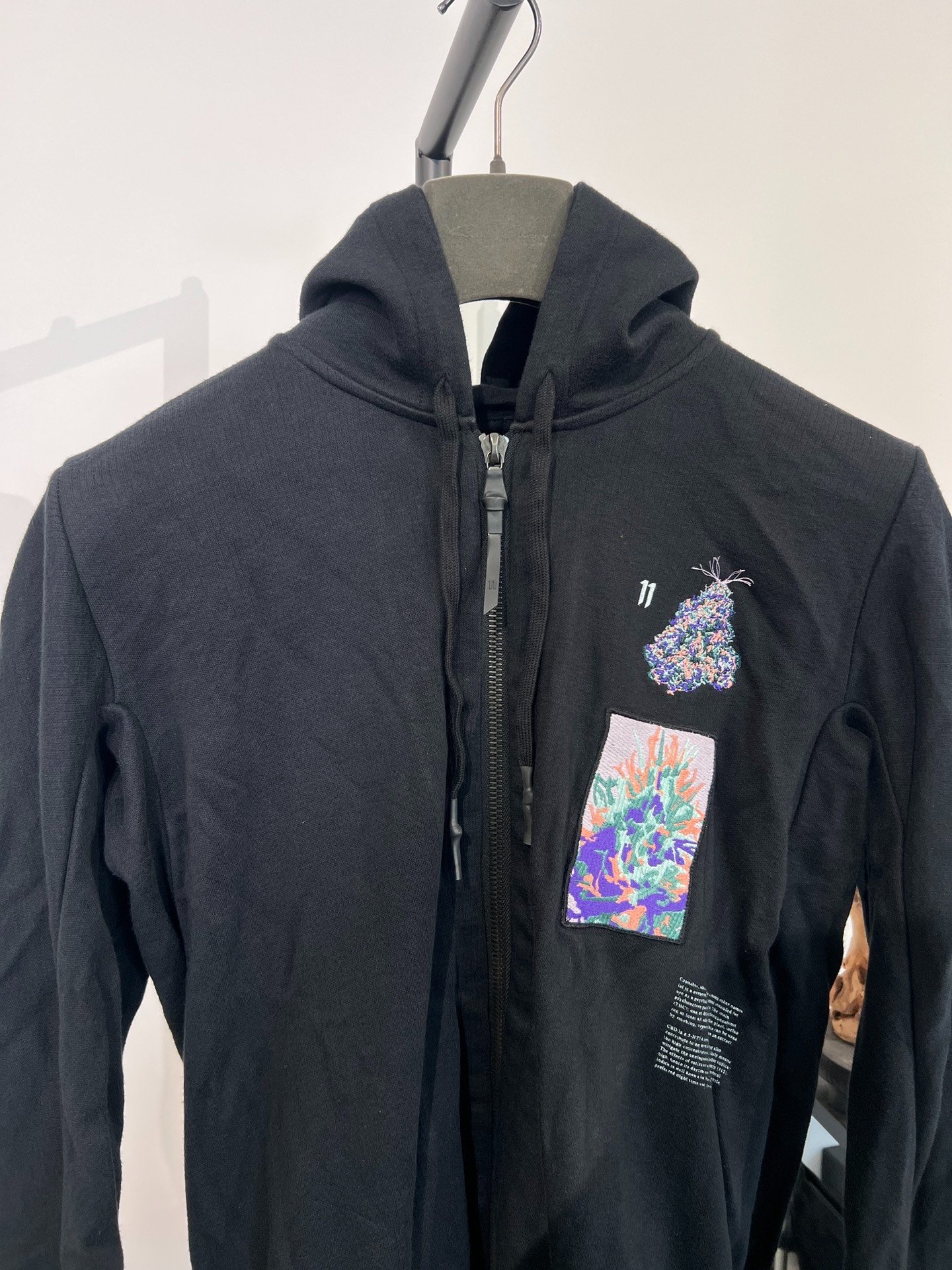 Boris Bidjan Saberi 11by bbs Z2F Hooded Sweatshirt — detail