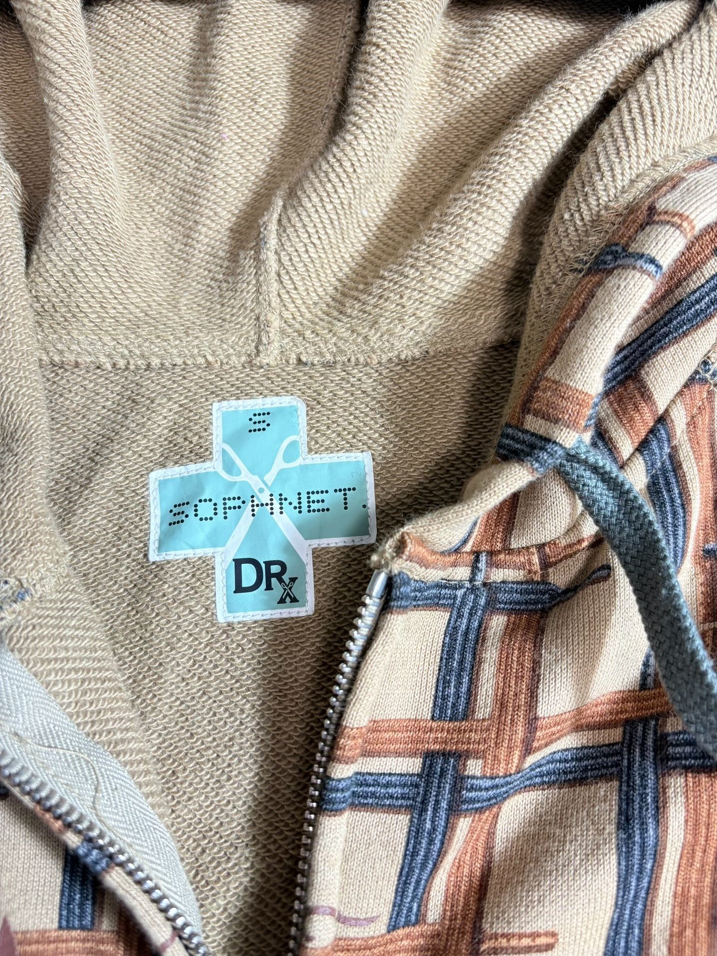 SOPHNET x DR.X Zip-Up Hoodie — back