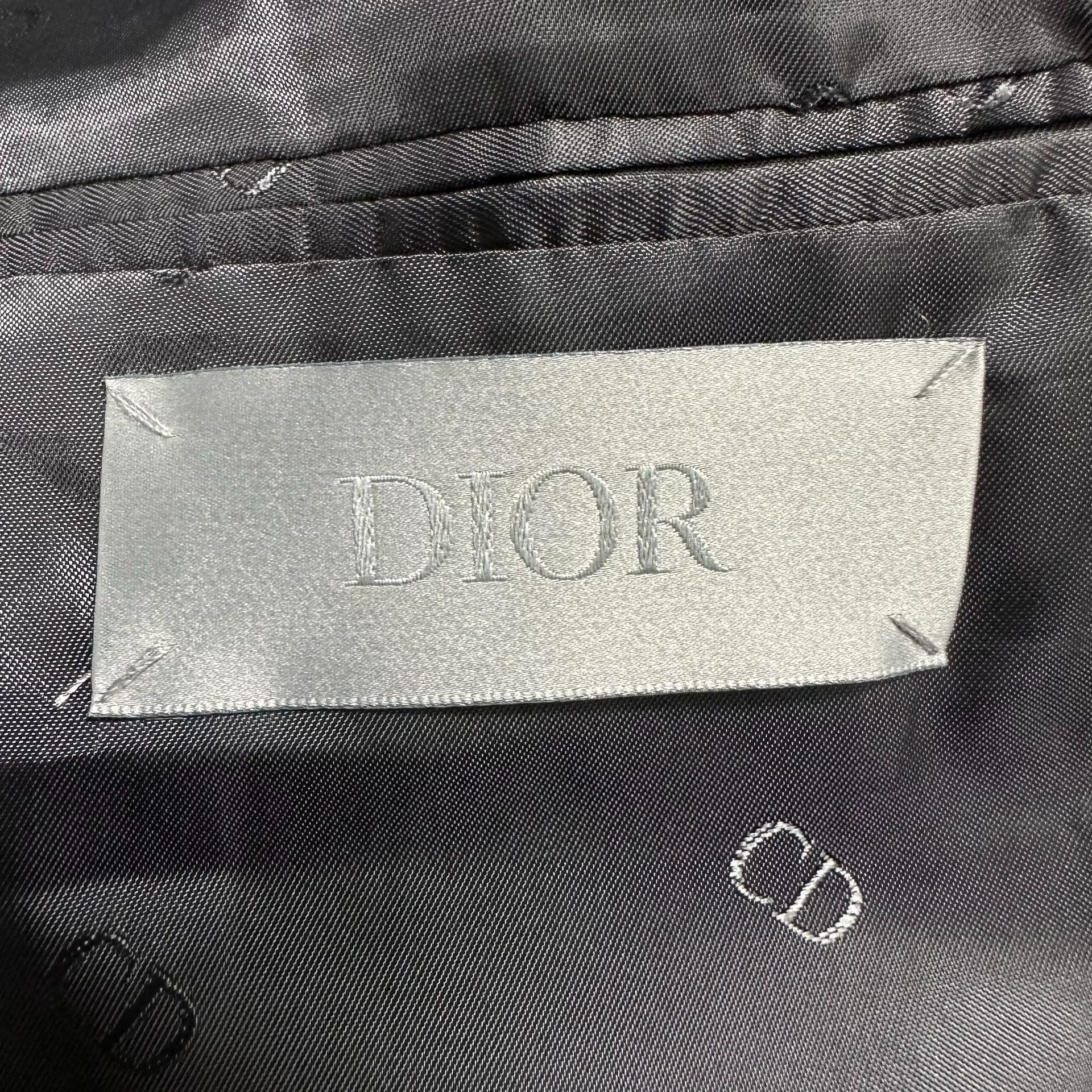 Dior 2024 Wool Peak Lapel Blazer — label