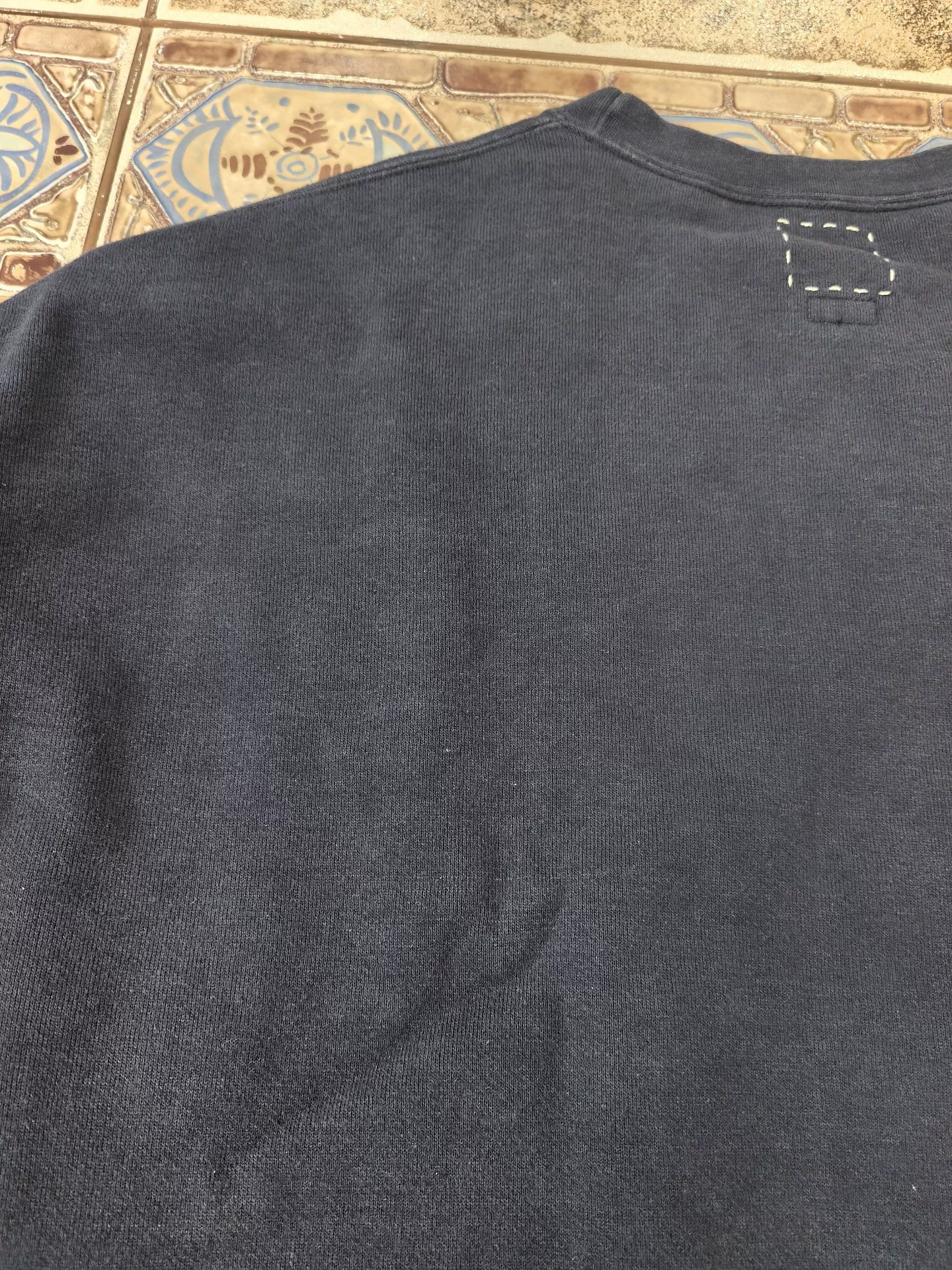 VISVIM JUMBO SB Sweat L/S DMGD — detail