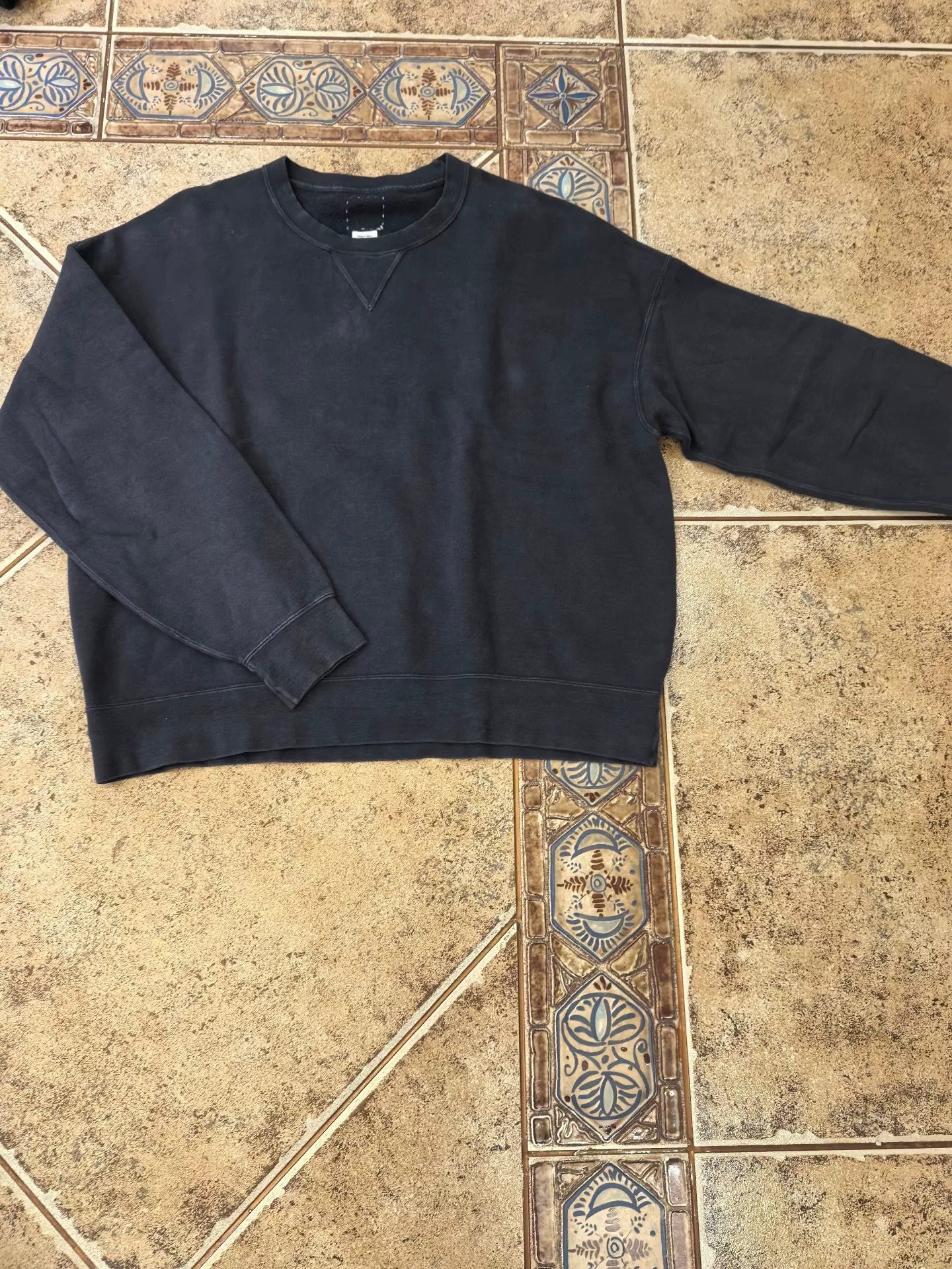 VISVIM JUMBO SB Sweat L/S DMGD