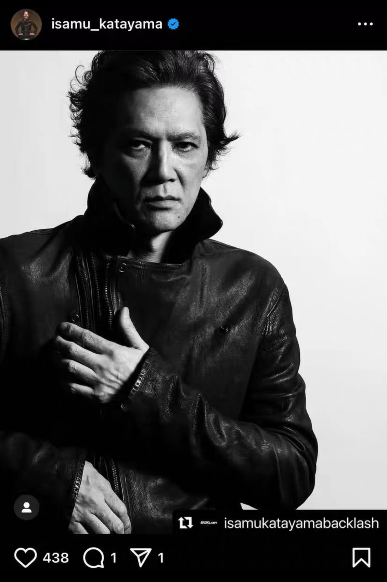 Yohji Yamamoto x ISAMU KATAYAMA 21AW Leather Jacket — back