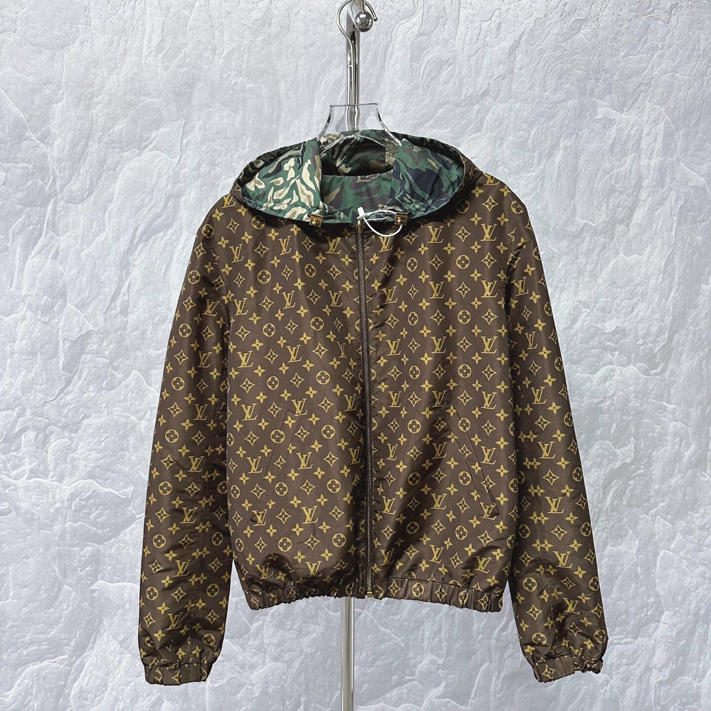 Louis Vuitton Nigo Reversible Camo Hooded Jacket