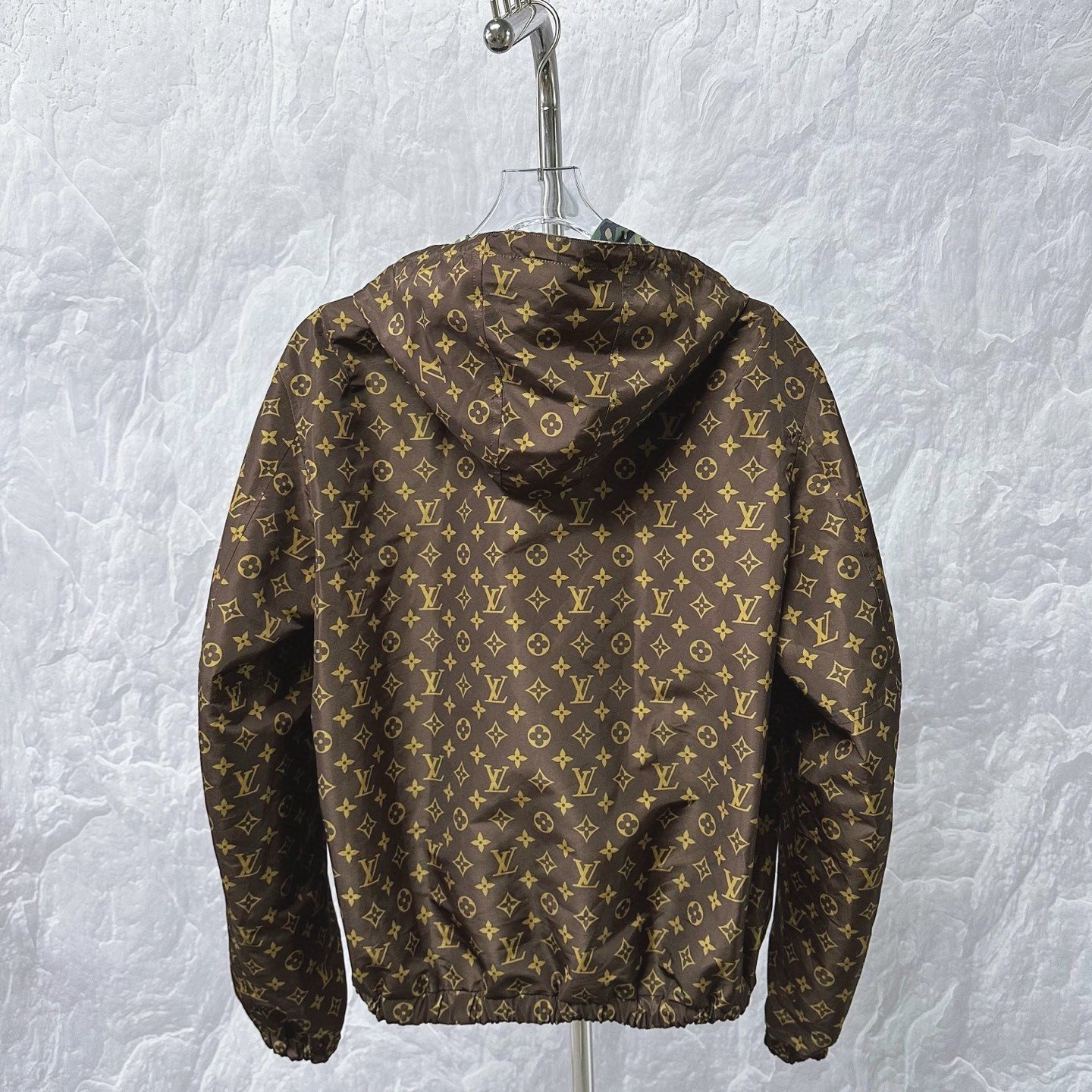Louis Vuitton Nigo Reversible Camo Hooded Jacket — front