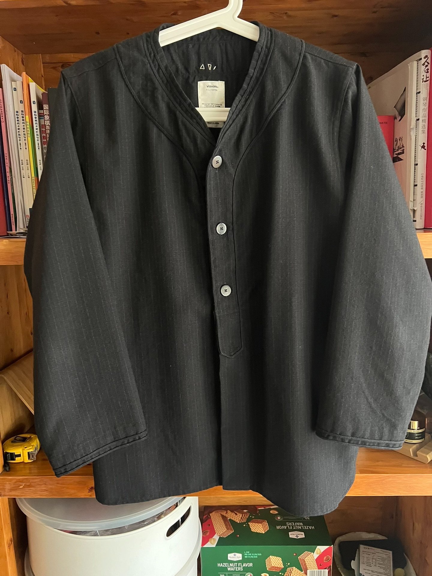 Visvim 18AW Dugout Striped Shirt — front