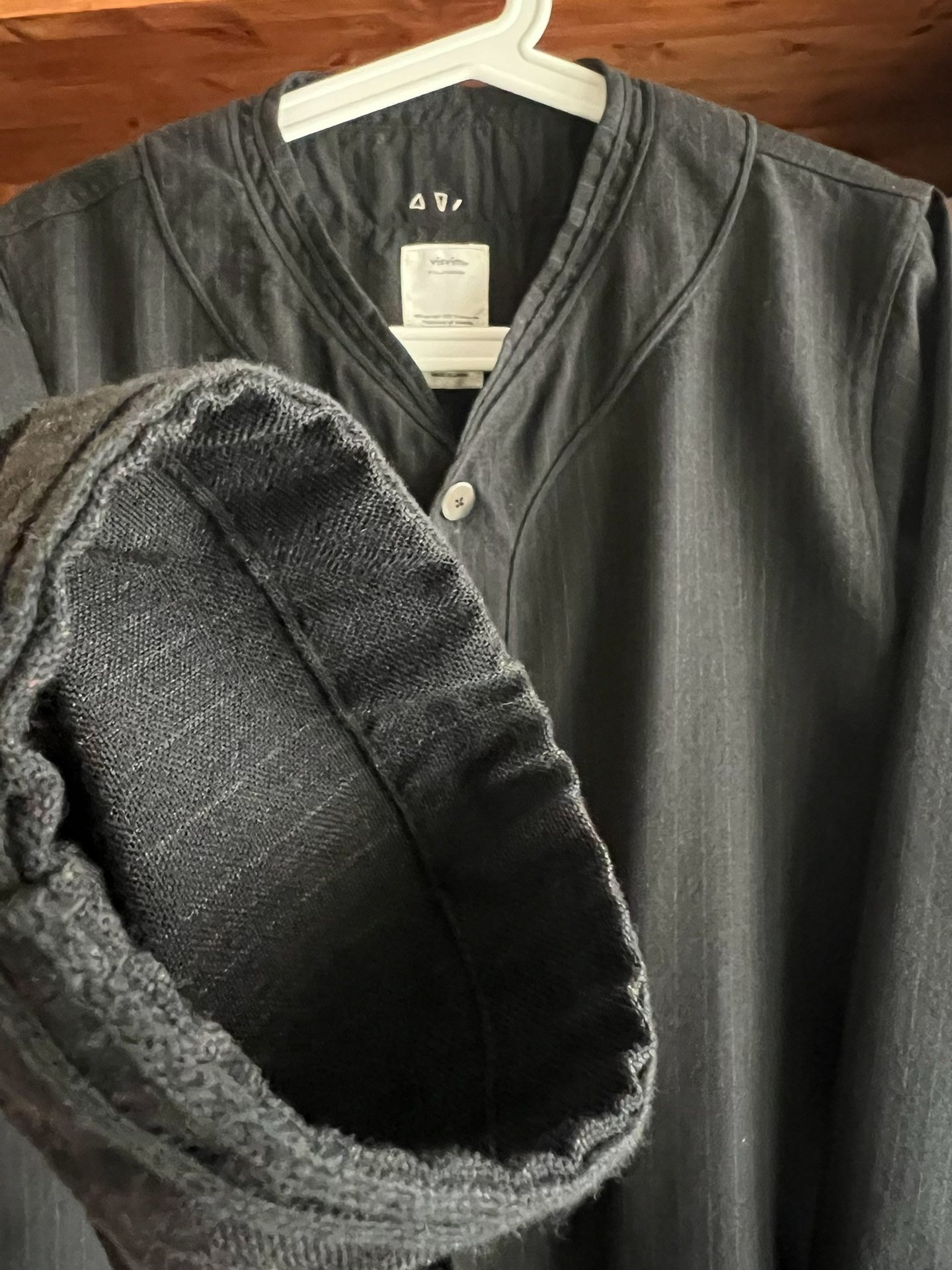 Visvim 18AW Dugout Striped Shirt — back