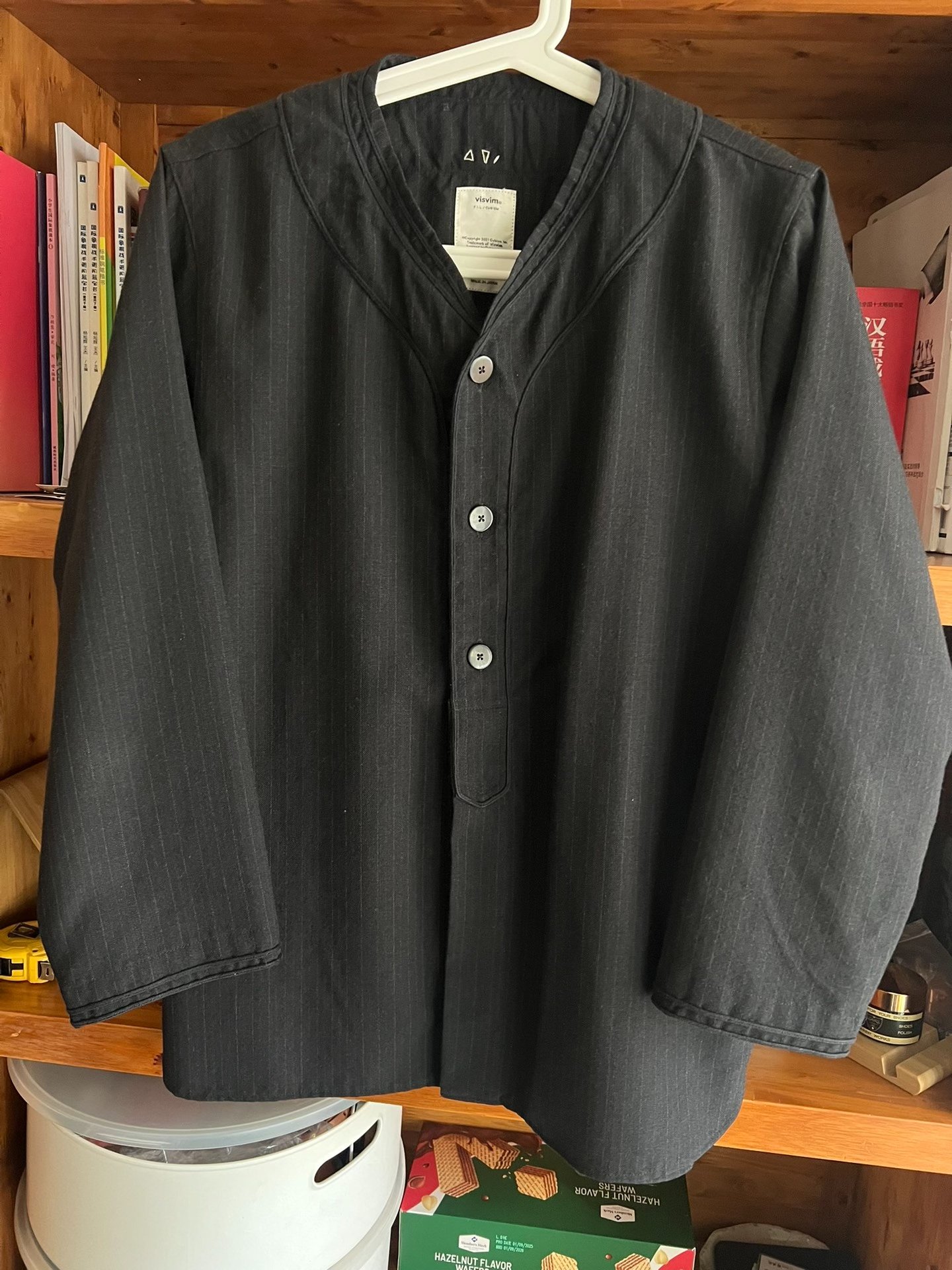 Visvim 18AW Dugout Striped Shirt — detail