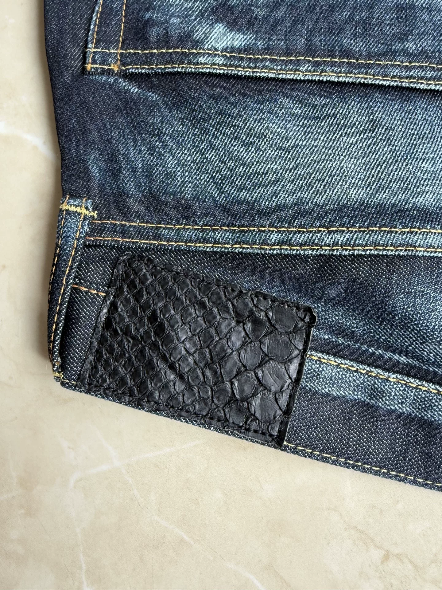 visvim SOCIAL SCULPTURE 01NW Jeans — detail