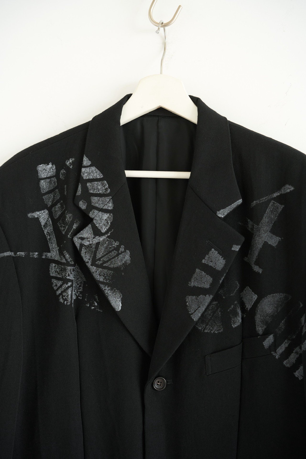 Comme des Garcons 95AW Digital Print Suit — detail