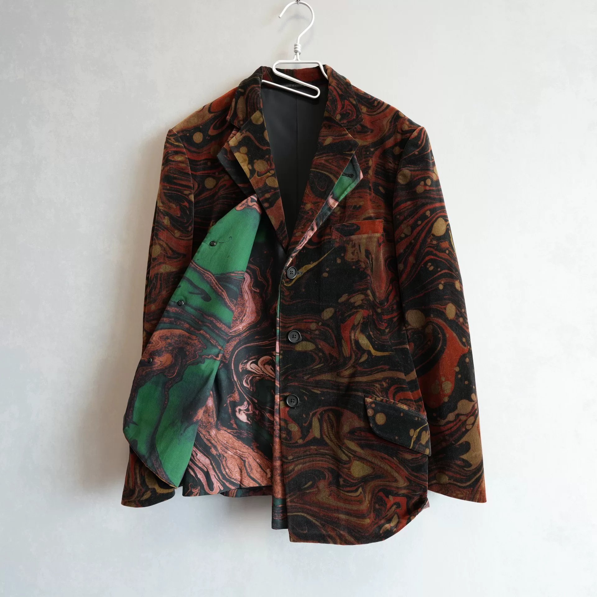 Yohji Yamamoto 15AW Double Velvet Jacket — front