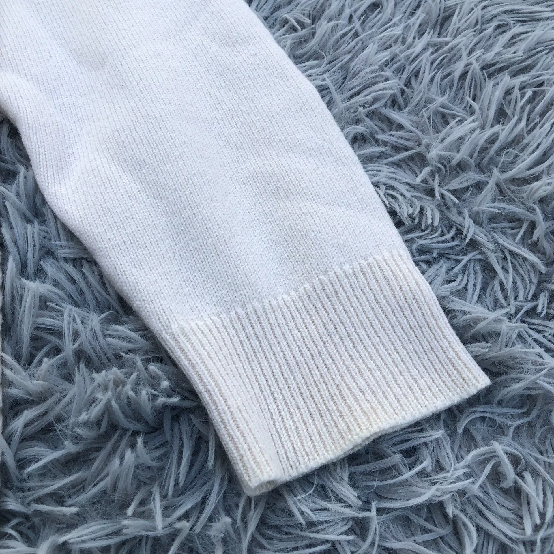 Hermes Badge Logo Cashmere Sweater — label