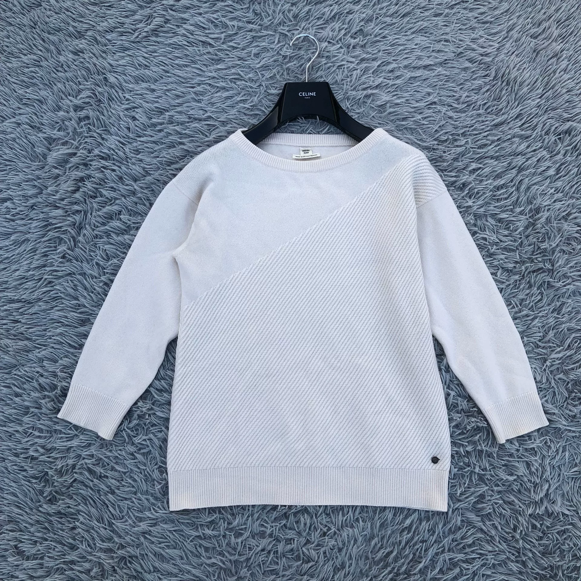 Hermes Badge Logo Cashmere Sweater