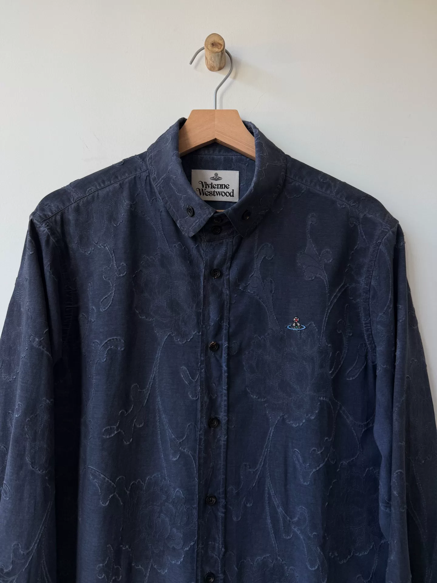 Vivienne Westwood Floral Embroidery Shirt — back