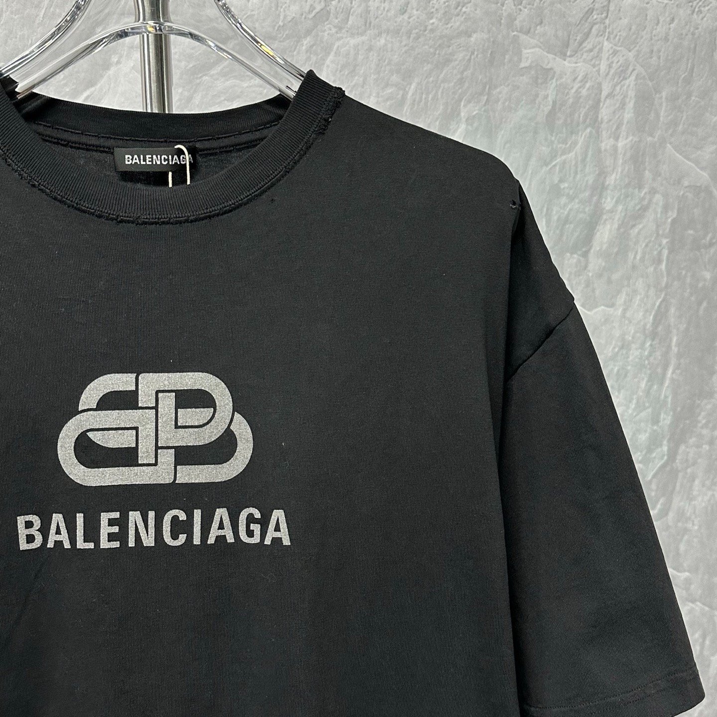 Balenciaga 2B Logo Short-Sleeve T-Shirt — back