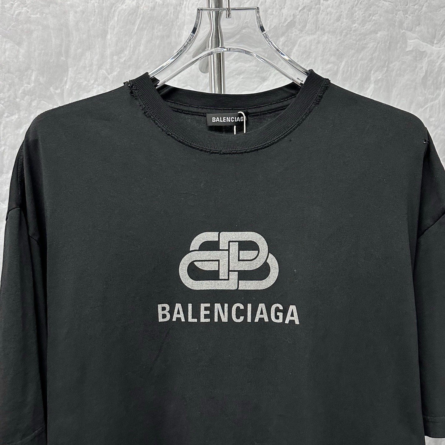 Balenciaga 2B Logo Short-Sleeve T-Shirt — front