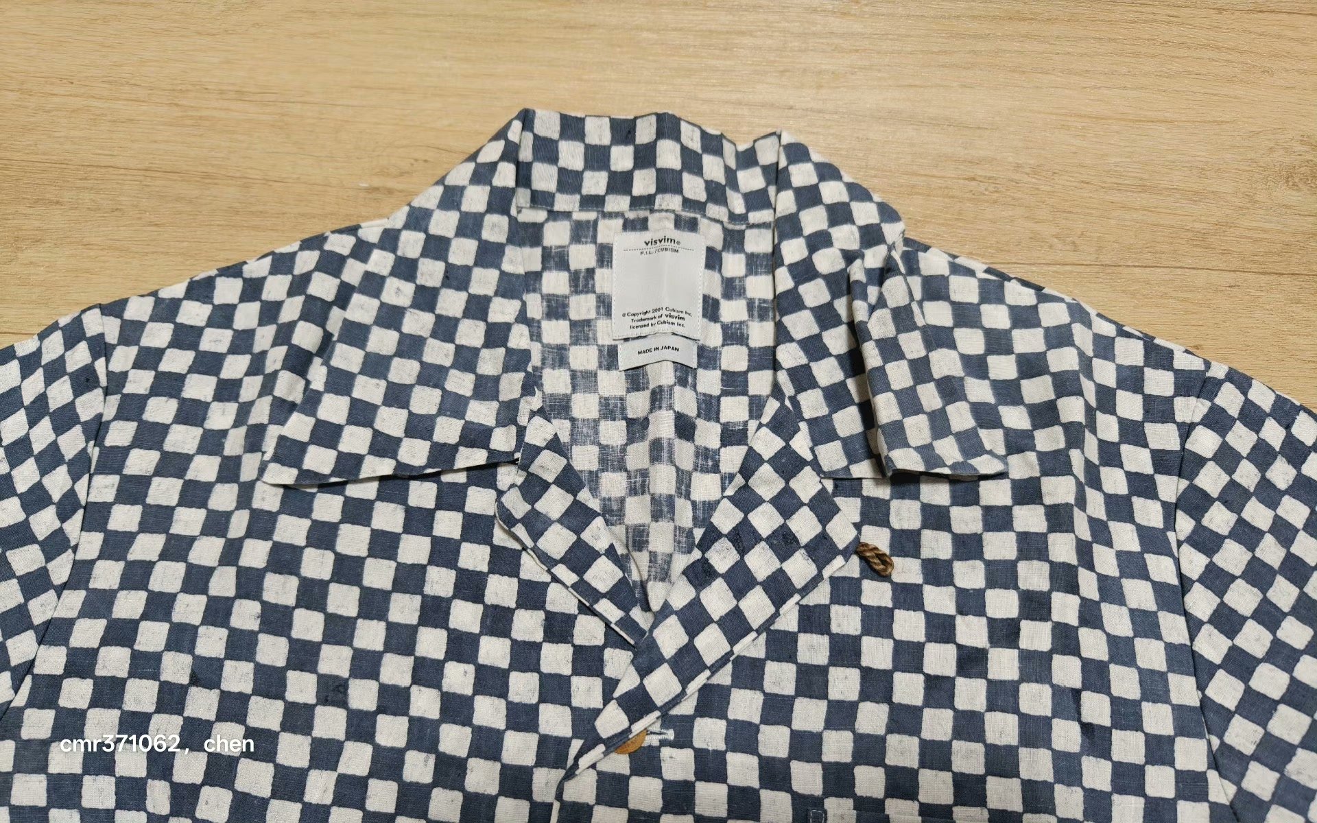 VISVIM 16SS Duke Shirt S/S Checkerboard — front