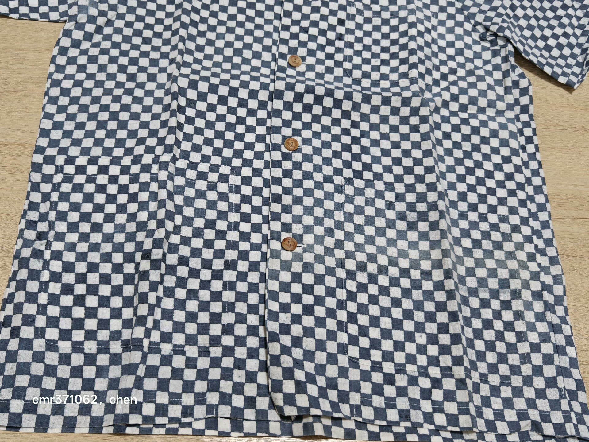 VISVIM 16SS Duke Shirt S/S Checkerboard — back