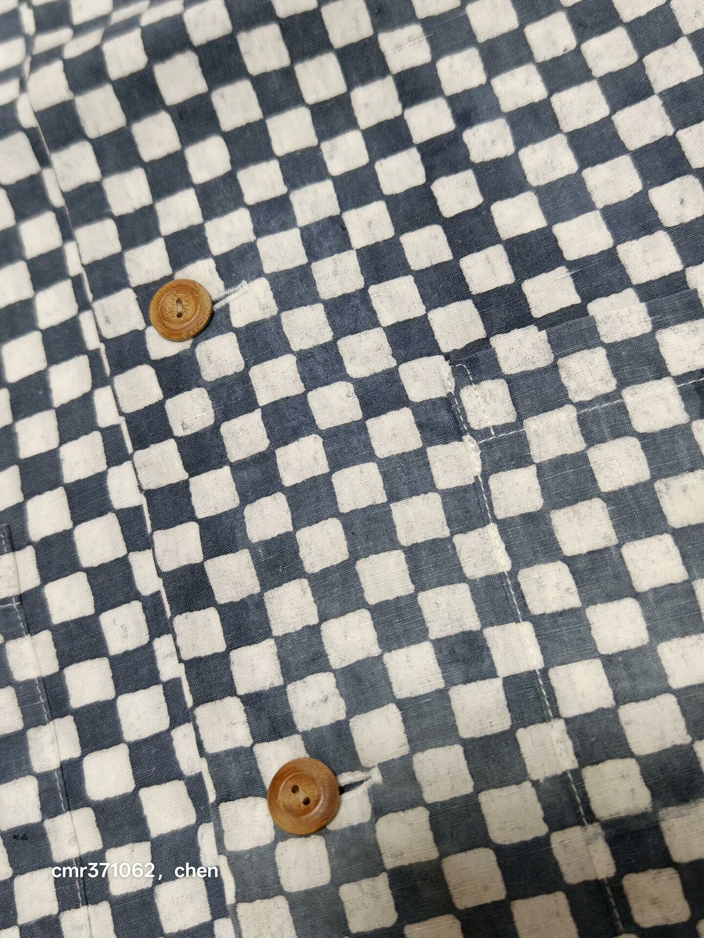 VISVIM 16SS Duke Shirt S/S Checkerboard — detail