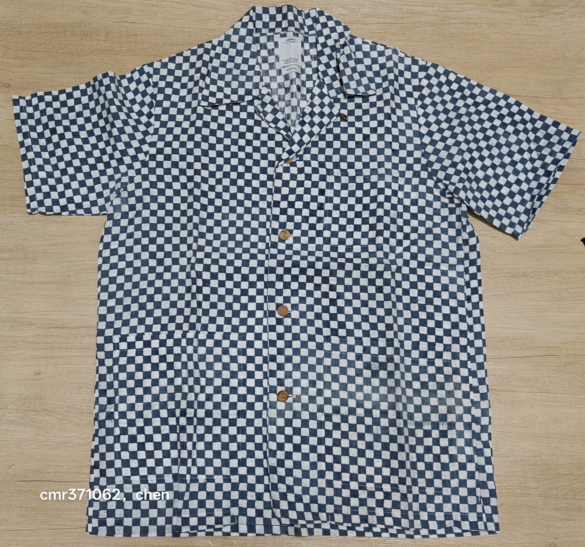 VISVIM 16SS Duke Shirt S/S Checkerboard