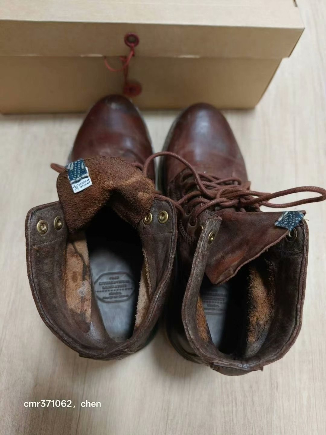 VISVIM 23 ICT VIRGIL BOOTS — label