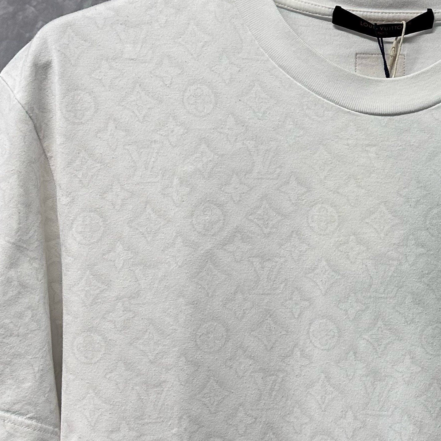 Louis Vuitton SS26 Monogram Short Sleeve Tee — detail