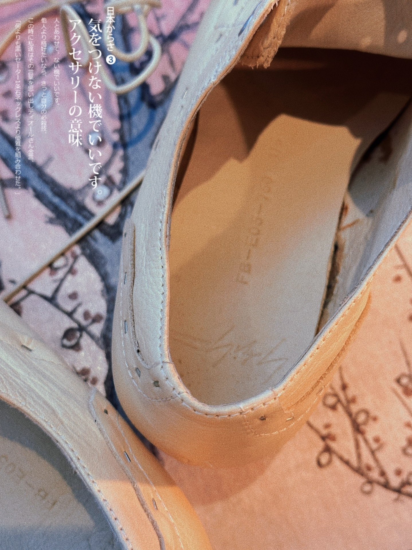 Yohji Yamamoto 95ss Clog-Inspired Shoes — label