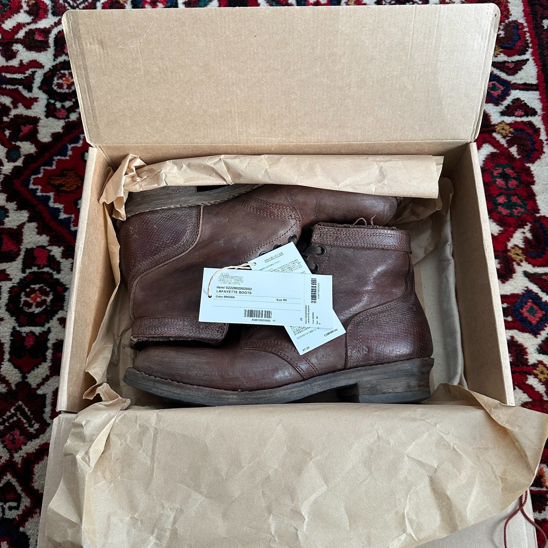 visvim 22AW ICT Lafayette Mud-Dyed Boots