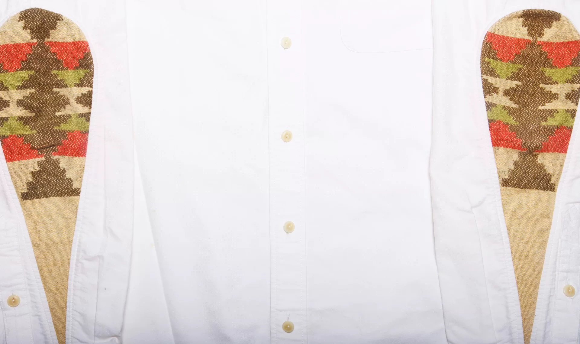 Visvim 15AW Albacore Native Blanket Shirt — detail