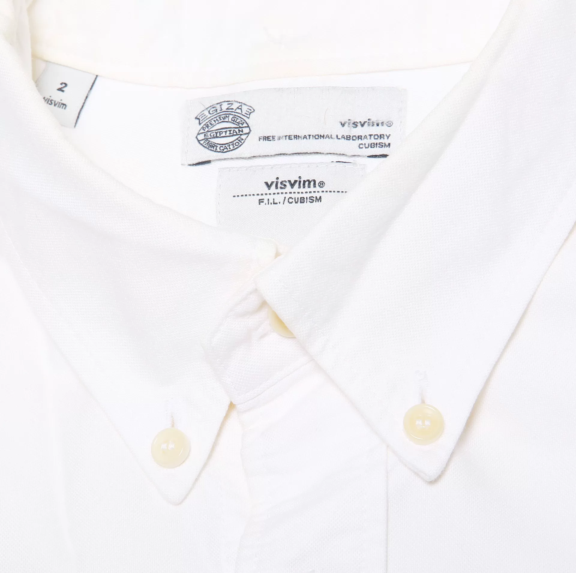 Visvim 15AW Albacore Native Blanket Shirt — label